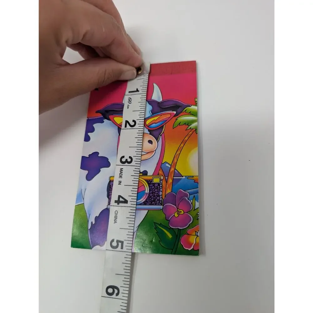 Vintage Lisa Frank Designer Edition‎ Tourist Cow Mini Notepad 5